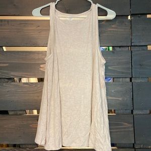 Cream Flowy Tank Top